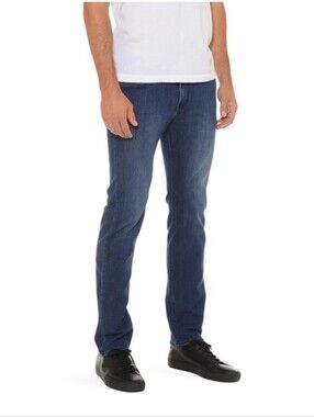 Mott & Bow Men's Slim Broome Stretch Jeans Medium Blue W36 x L32
